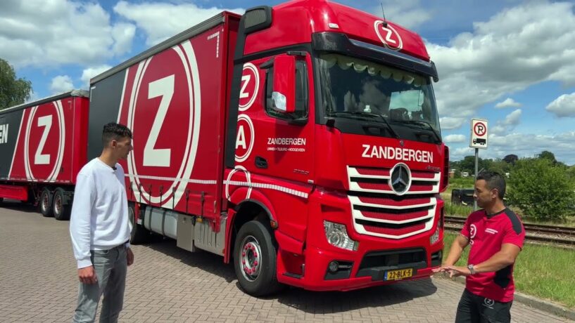 Werkdag van Badraaf met zijn extra lange truck! LZV (25m25)