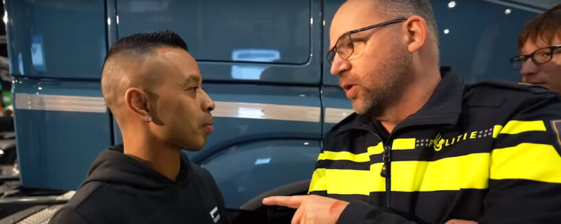 Krijgt Badraaf een boete van de politie op Mega Trucks Festival?