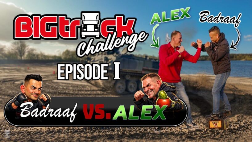 BIGtruck Challenge #1: Badraaf vs. Kesbeke… in een TANK?!